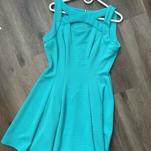 Danny & Nicole Teal Dress